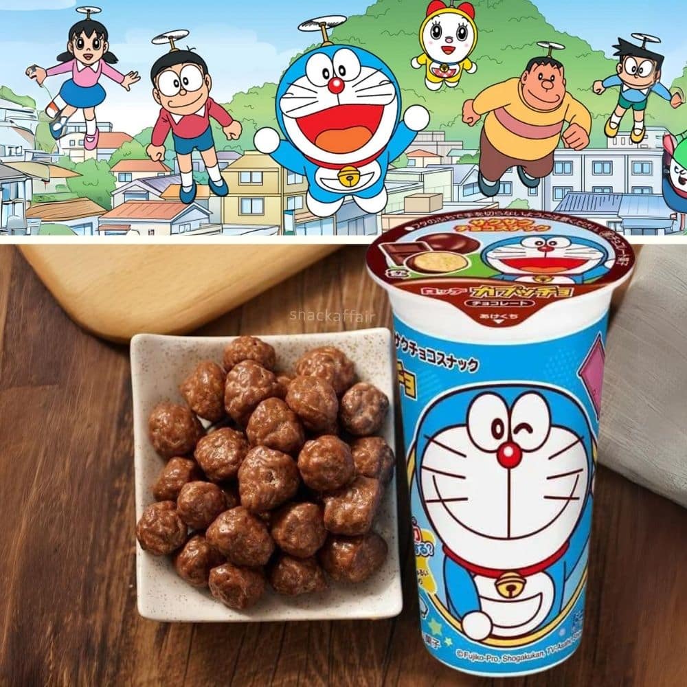 LOTTE Corn Grit Chocolate Cup Doraemon 37g